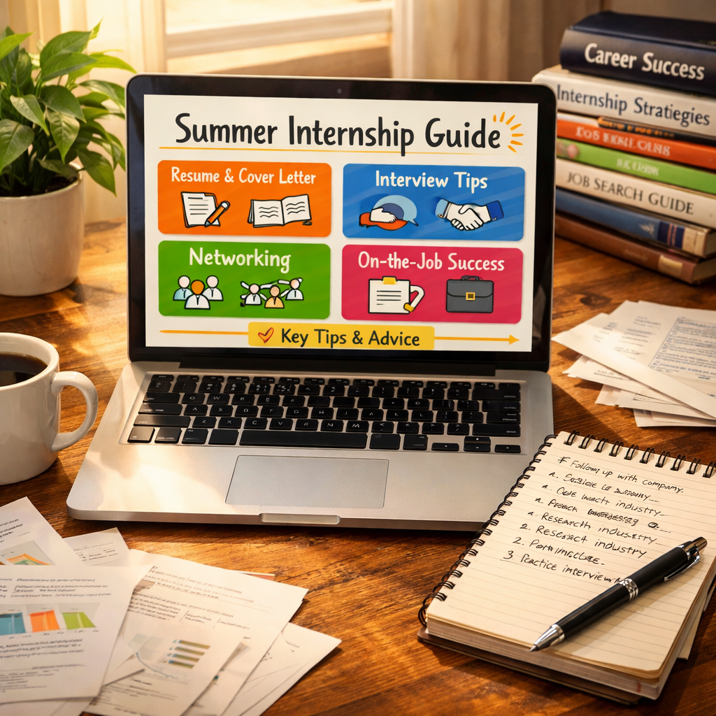 The Summer Internship Guide: From Application to First Day